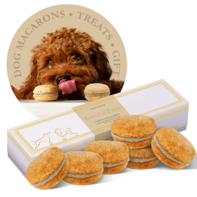 Dog Macarons - Count of 6 (Dog Treats | Dog Gifts)