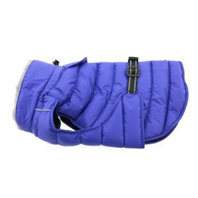 Alpine Extreme Cold Puffer Coat (Color: Blue, size: X-Small)