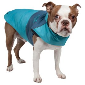 Touchdog Lightening-Shield Waterproof 2-in-1 Convertible Dog Jacket w/ Blackshark technology (size: X-Small)