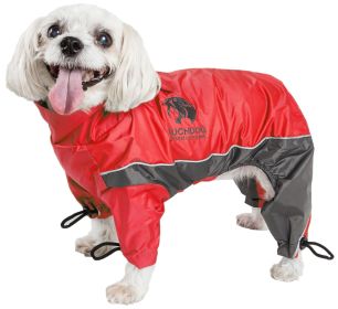 Touchdog Quantum-Ice Full-Bodied Adjustable and 3M Reflective Dog Jacket w/ Blackshark Technology (size: small)