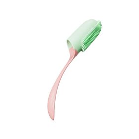 Pet Silicone Tooth Cleaning Care Finger Wrap Cat Dog Oral Cleaning Toothbrush Tool Dog Cat Finger Toothbrush Supplies  Dog Toothbrush Kit (Color: Pink)