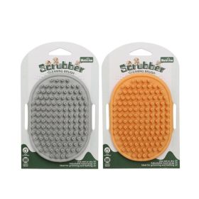 Dog Bath Brush Dog Grooming Brush, Pet Shampoo Bath Brush Soothing Massage Rubber Comb Silicone Grooming And Shedding Brush For Dogs Cats (Color: 2Pcs Random Color)