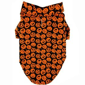 Halloween Jack-O-Lantern Camp Shirt (size: 2X-Large)