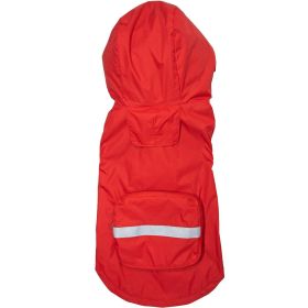 Packable Raincoat (Color: Red, size: X-Large)