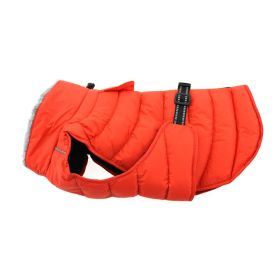 Alpine Extreme Cold Puffer Coat (Color: Orange, size: large)