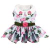 Pink Rose Harness Dress with Matching Leash